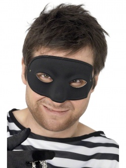 Černá zlodějská maska