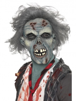 Maska Zombie - šedá