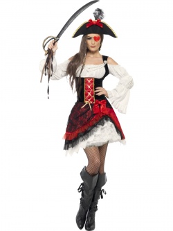 Kostým - Sexy pirátka Glamorous