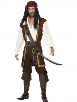 Kostým Kapitán pirátů - deluxe