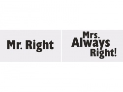 Cedulky: Mr. Right, Mrs. Always right