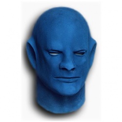 Latexová maska Fantomas - modrá