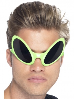 Alienské brýle - zelené